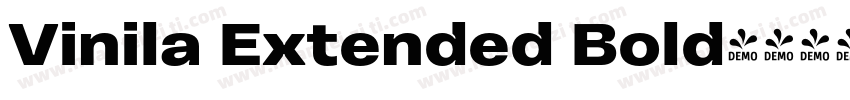 Vinila Extended Bold字体转换
